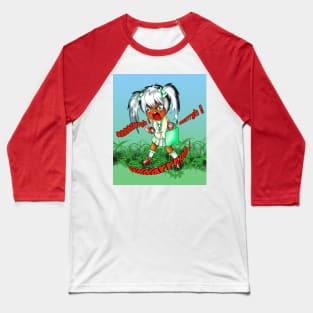 argh! kawaii cartoon girl having a bad day Baseball T-Shirt